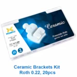 Brackets Cerámicos Morelli® Roth Estéticos Y Resistentes (1 Caja 20 Unid.)