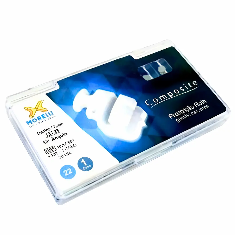 Brackets Estéticos Composite® Morelli Ortodoncia (1 Set 20 Unidades) - Ortodoncia