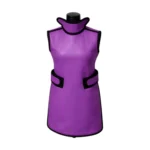 Chaleco De Plomo Para Rayos X Con Cuello Tiroideo (1 Set Completo) Con Cuello Tiroideo Morado