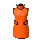 Chaleco De Plomo Para Rayos X Con Cuello Tiroideo (1 Set Completo) Con Cuello Tiroideo Naranja