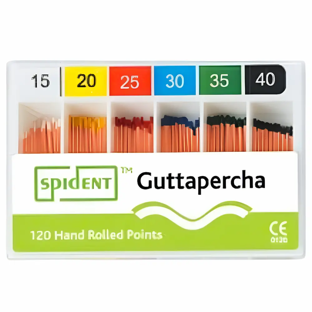 Conos De Gutapercha Spident® Para Endodoncia (1 Caja 120 Unid.)