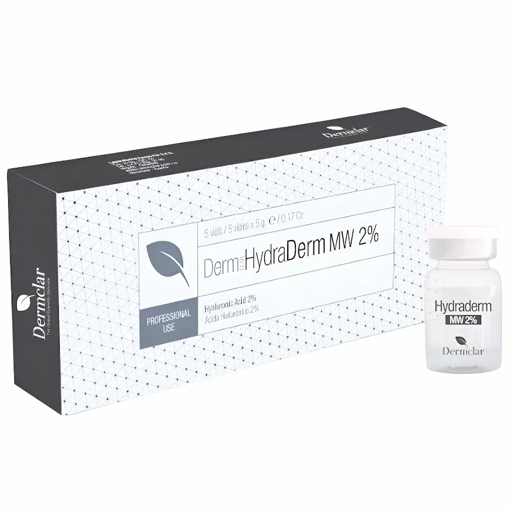 Dermclar® Hydraderm MW 2% Estimulador de Piel 5 ml (1 Caja 5 Viales) Dermclar® Hydraderm MW 2% Estimulador de Piel 5 ml (1 Caja 5 Viales)
