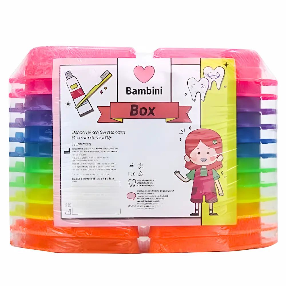 Estuches Dentales Bambini Box Indusbello® (1 Caja 10 Unid.)