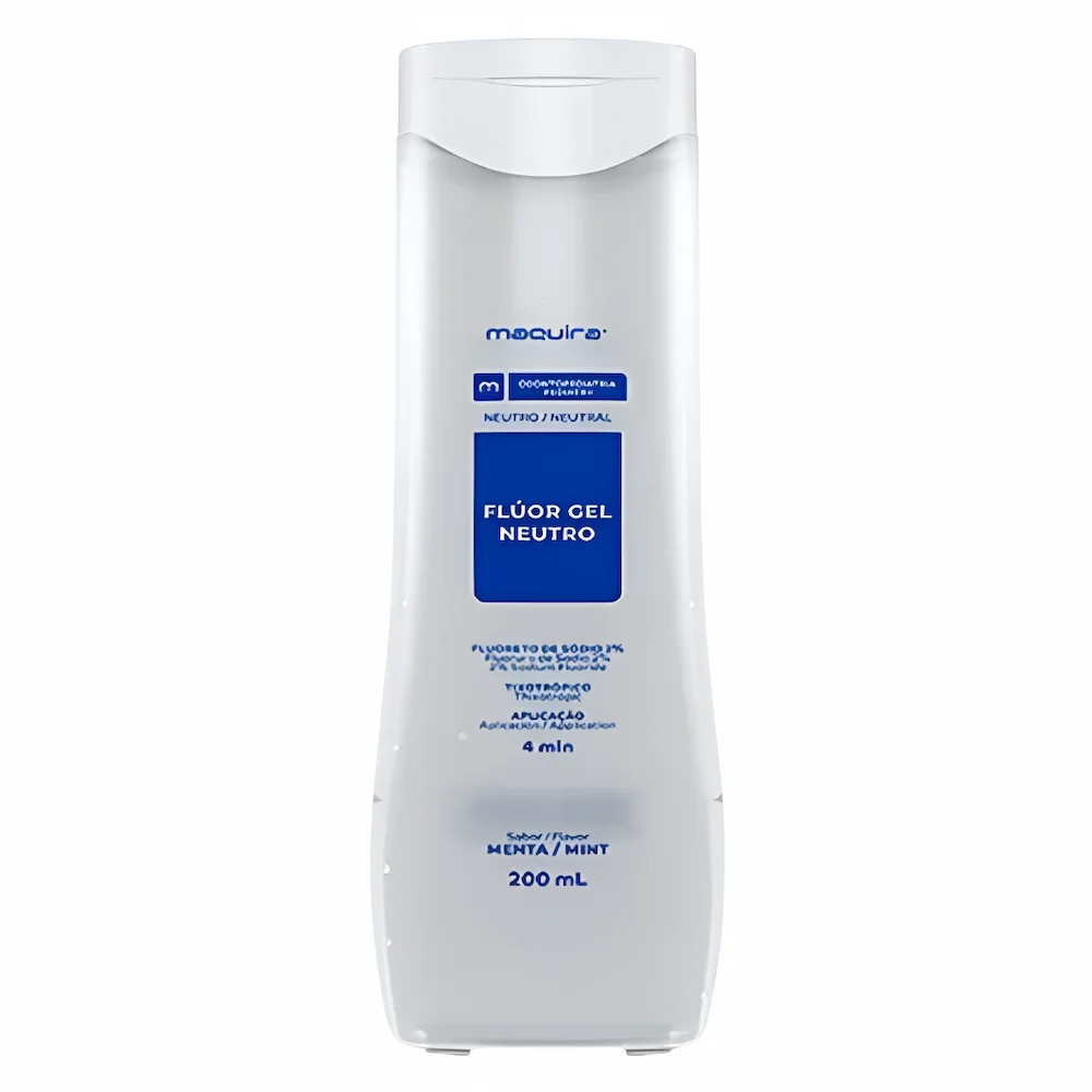 Flúor Gel Neutro 2% Maquira® Sabor Menta (1 Frasco 200 Ml)