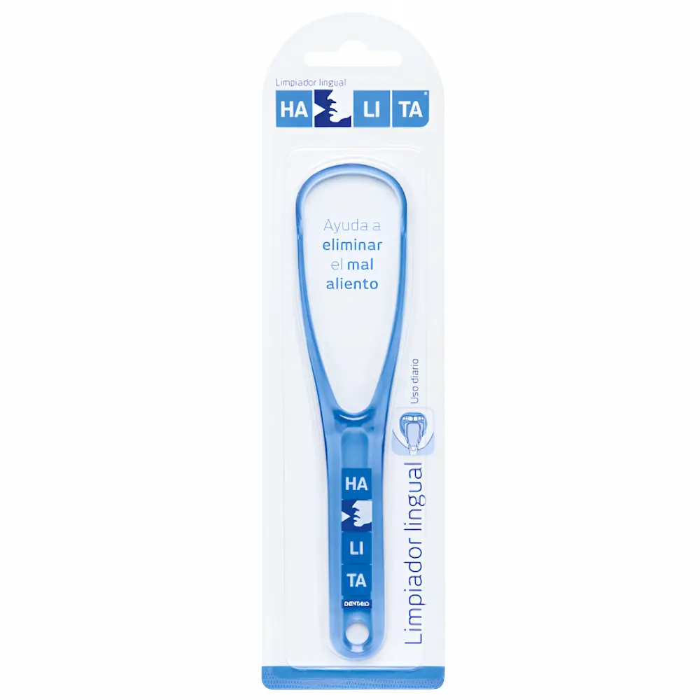 Limpiador Lingual Halita® Dentaid Antimal Aliento (1 Blíster 1 Unid.)