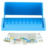 Porta Fresas Metálico Dental (1 Kit Completo)
