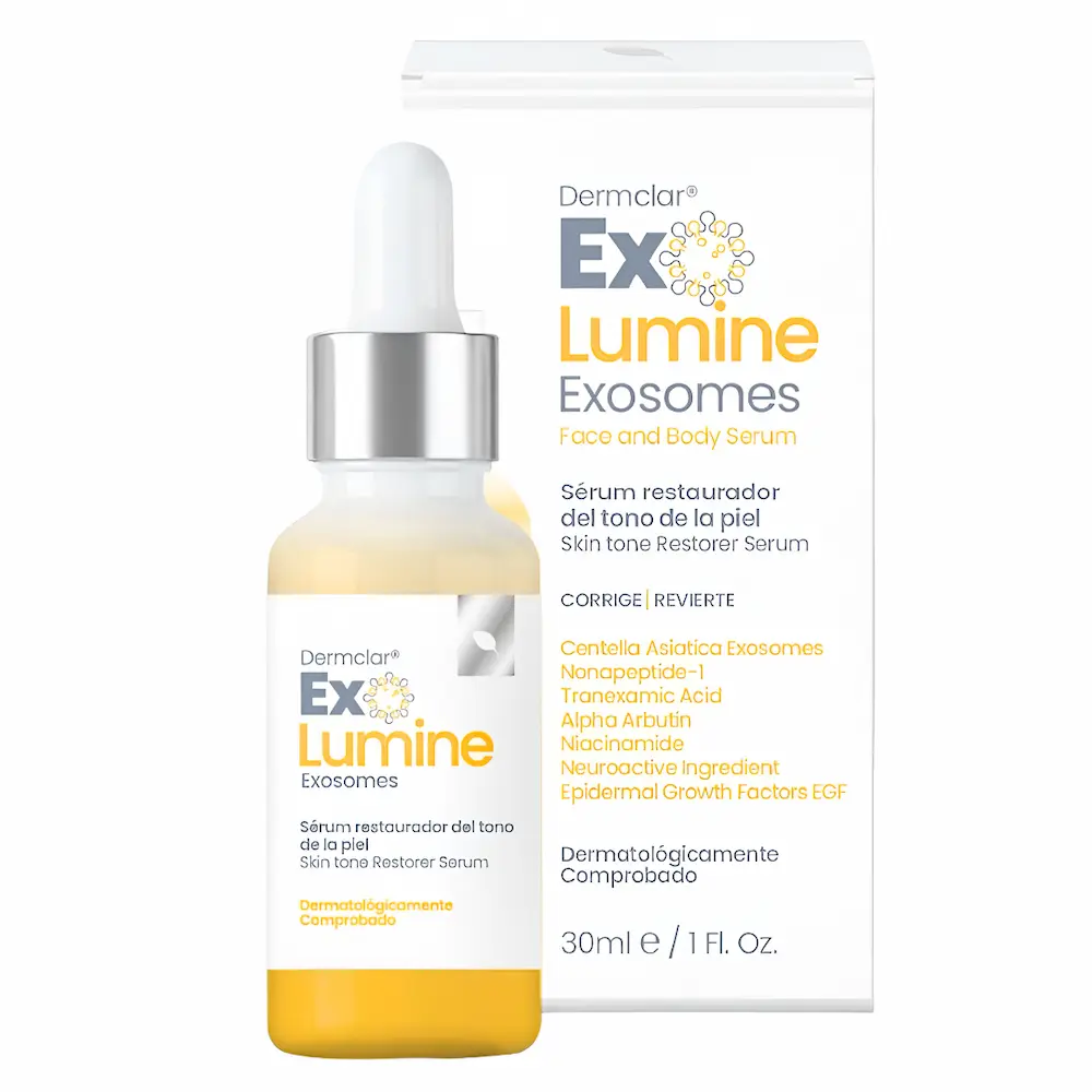 Sérum De Exosomas ExoLumine Despigmentante Dermclar® 30mL (Por Unidad)