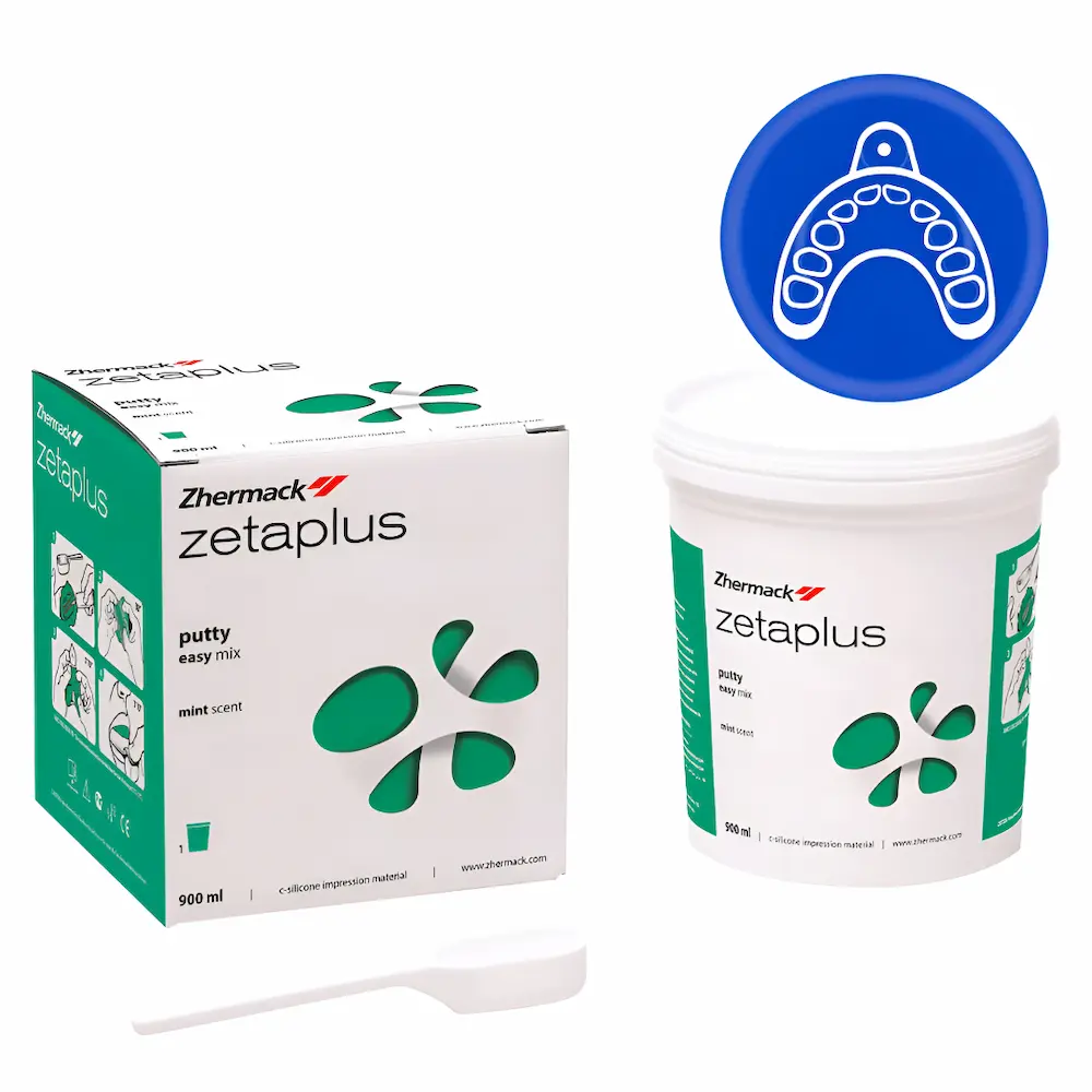 Silicona De Condensación Zetaplus Putty Zhermack® 900Ml (1 Unidad) Silicona De Condensación Zetaplus Putty Zhermack® 900Ml (1 Unidad)