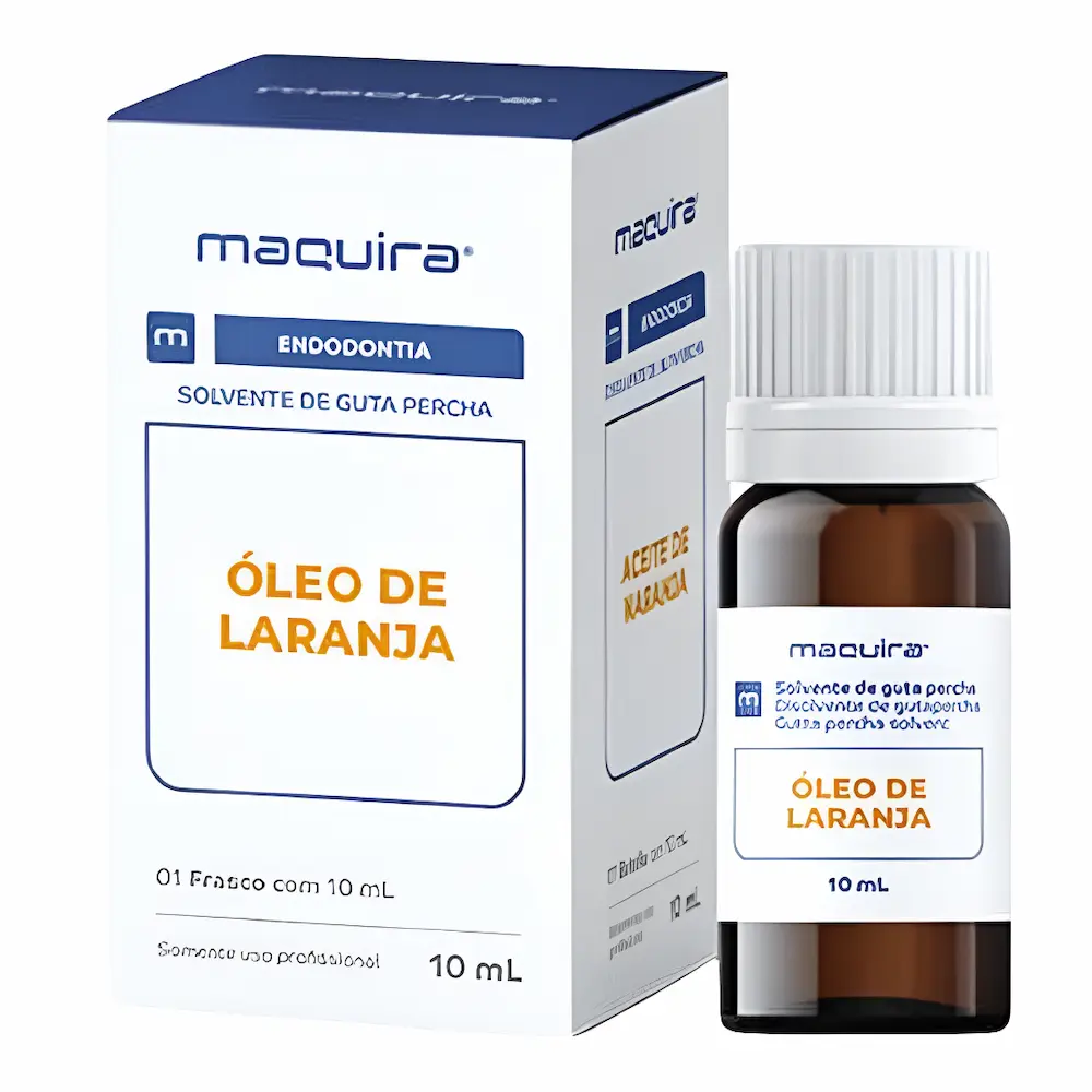 Solvente De Gutapercha Óleo De Laranja 10Ml Maquira® (Por Unidad)