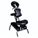 Silla De Masajes Plegable S1 Pro Acolchada Ergonómica 1 Set Completo Negro