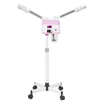 Vaporizador De 2 Brazos Frío Caliente Con Ozono y Ruedas (Por Unidad) Rosado