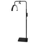 Lámpara Media Luna LED 360° Para Lashista Profesional (Por Unidad) - Negro