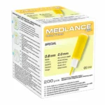 Lancetas Retráctiles Estériles Medlance® Plus Especial 0.8 mm x 2.0 mm